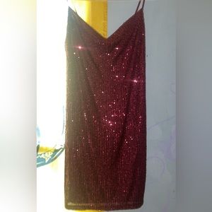 red sequined dress❤️💃